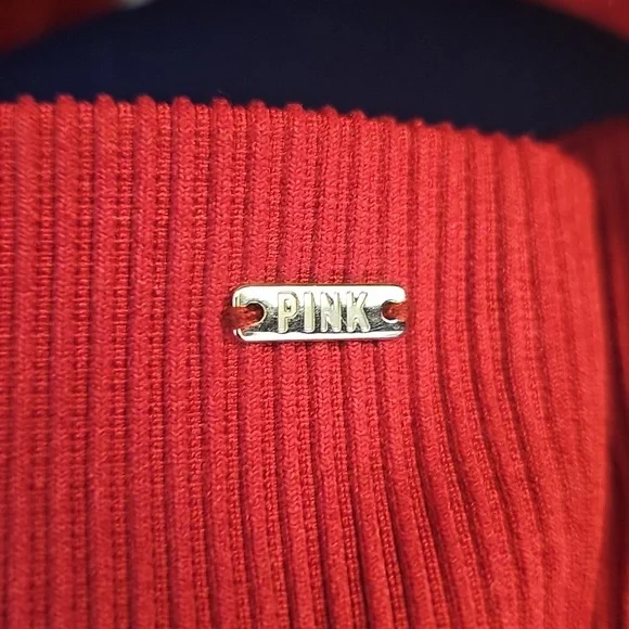 PINK Victoria's Secret Red & PINK Leggings Size M - Picture 2 of 5